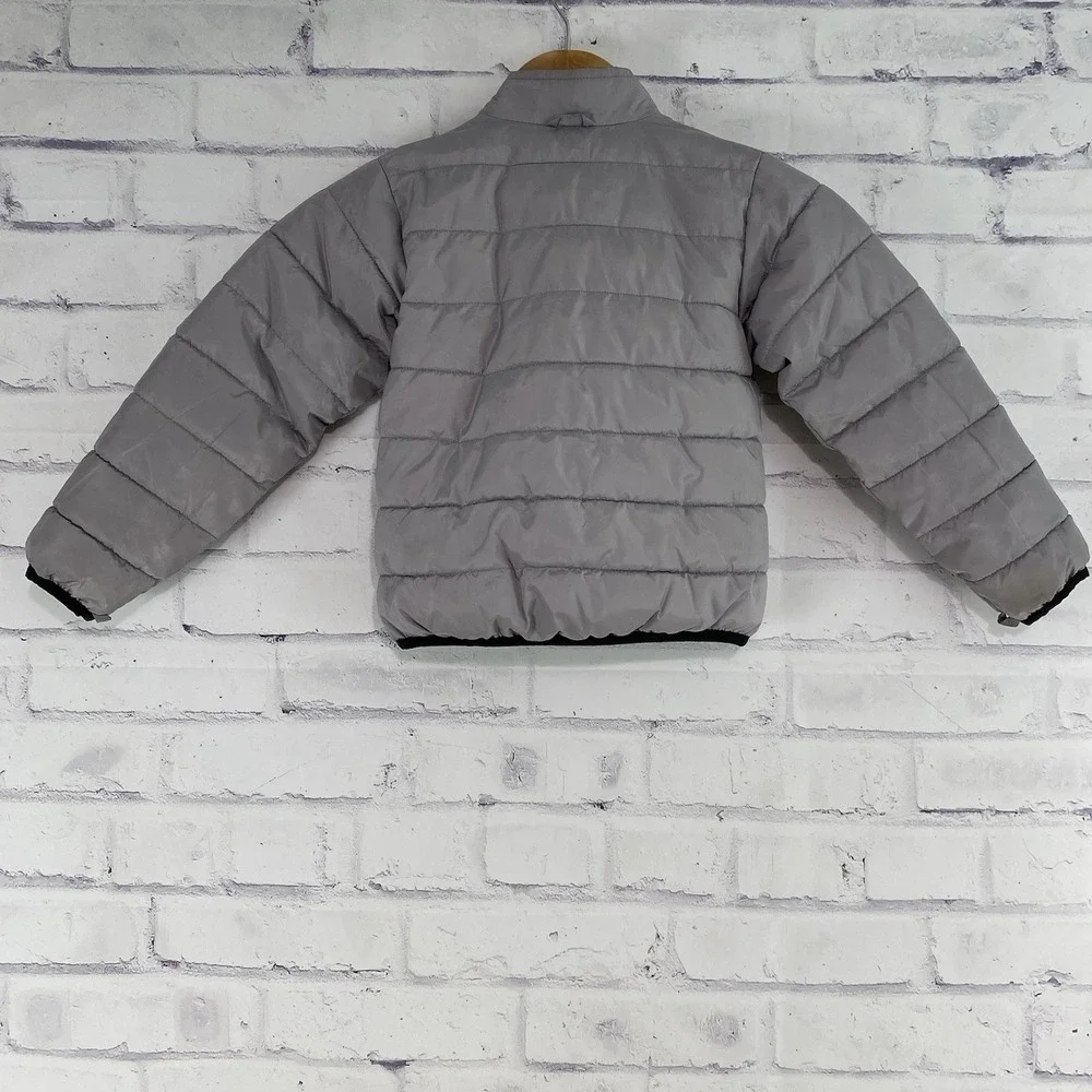 Nike Puffer Jacket Boy's Size 4T Toddler Full Zip Puffer Sweater Reversible Camo
